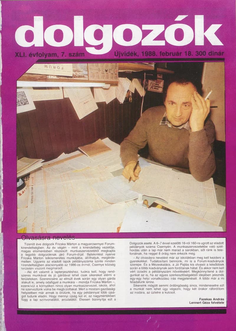 Dolgozók, 42. évf. 1988. február 18. 7. sz.