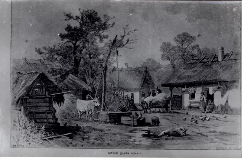 Alföldi gazda udvara (19. század)