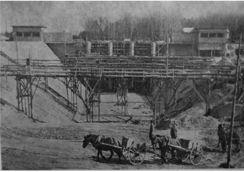 A DTD Kopola-foki zsilipje elárasztás előtt