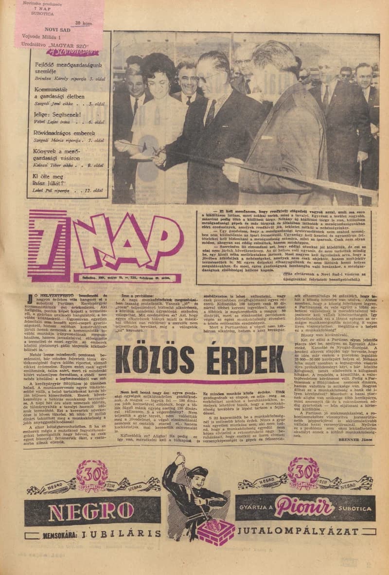 7 Nap, 19. évf. 1964. május 15. 19. sz. 1–20. oldal