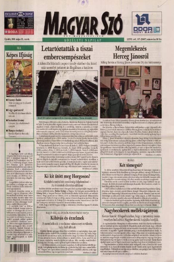 Magyar Szó, 67. évf. 2010. május 12. 107. sz. 1–20. oldal