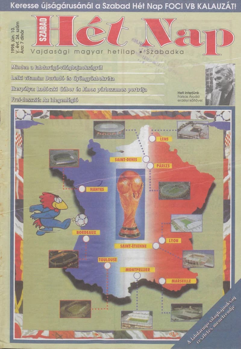 Szabad Hét Nap, 5. évf. 1998. június 10. 24. sz.