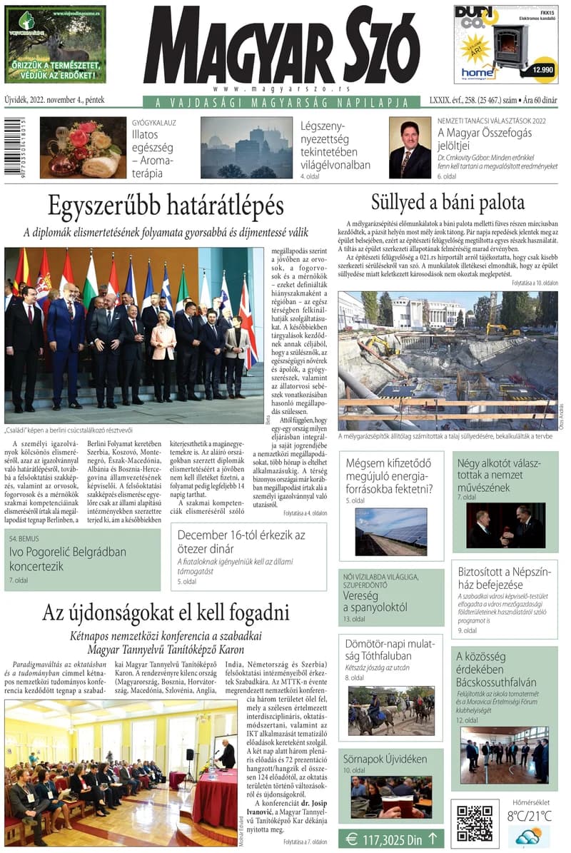 Magyar Szó, 79. évf. 2022. november 4. 258. sz. 1–16. oldal
