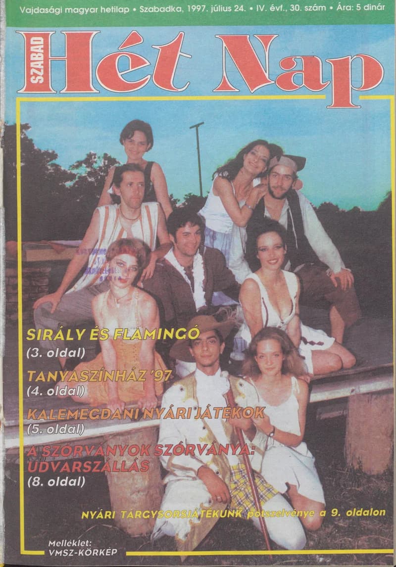 Szabad Hét Nap, 4. évf. 1997. július 24. 30. sz.