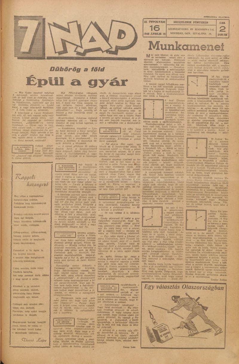 7 Nap, 3. évf. 1948. április 16. 16. sz. 1–6. oldal