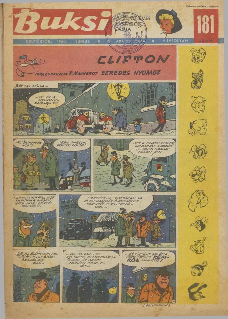 Buksi, 5. évf. 1961. június 8. 181. sz.