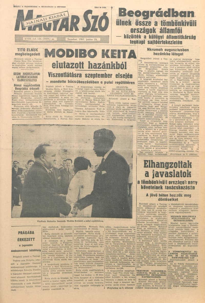 Magyar Szó, 18. évf. 1961. június 24. 146. sz. 1–12. oldal