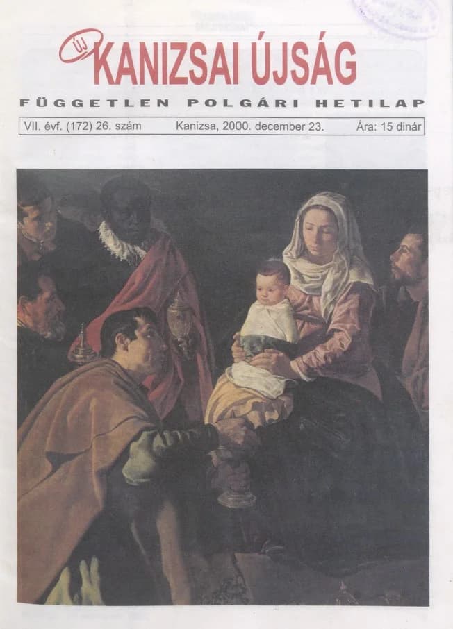 Új Kanizsai Újság, 7. évf. 2000. december 23. 26. sz.