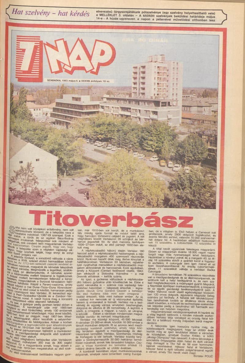 7 Nap, 38. évf. 1983. május 6. 18. sz. 1–12. oldal