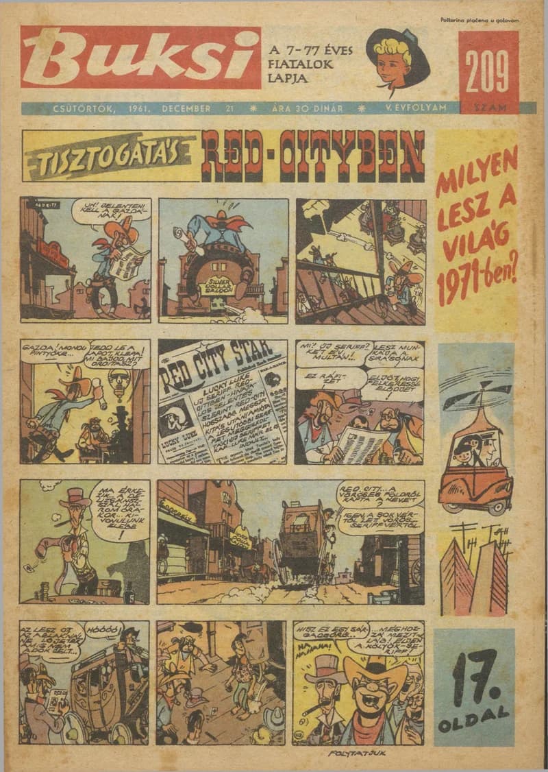 Buksi, 5. évf. 1961. december 21. 209. sz.