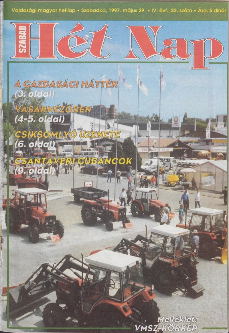 Szabad Hét Nap, 4. évf. 1997. május 29. 22. sz.