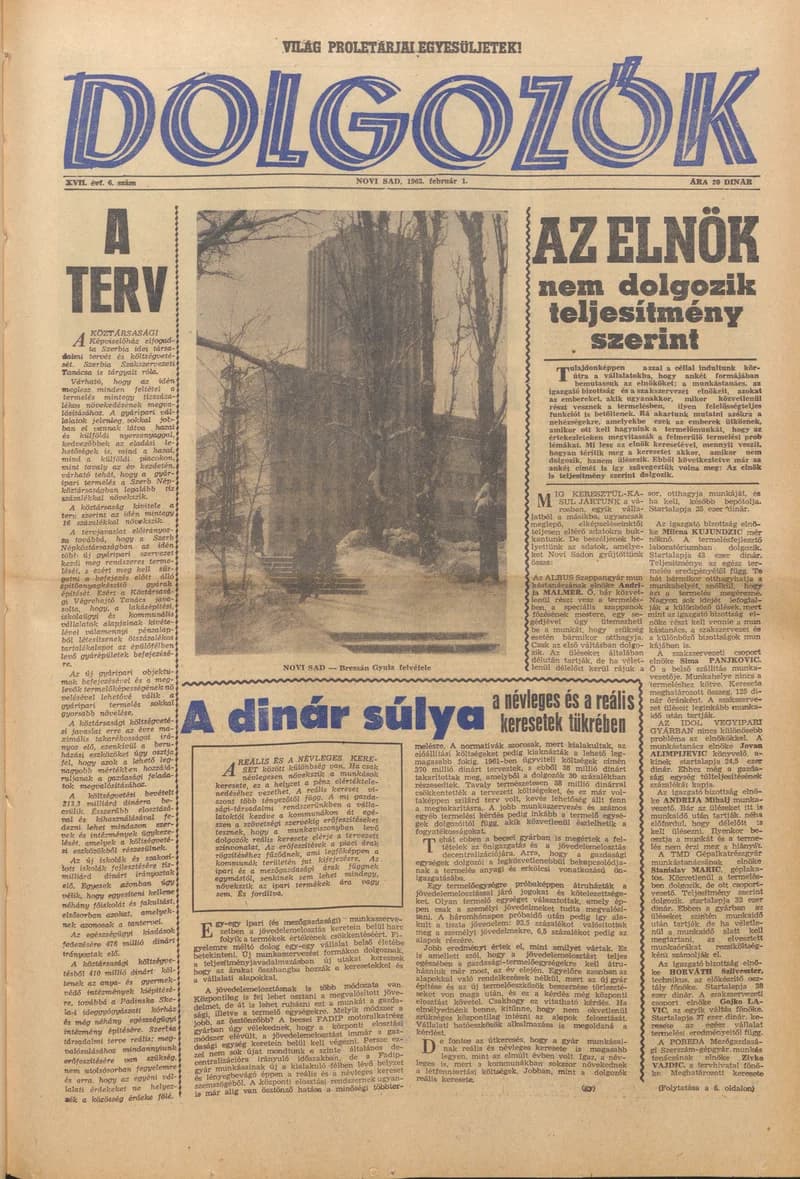 Dolgozók, 17. évf. 1963. február 1. 6. sz.