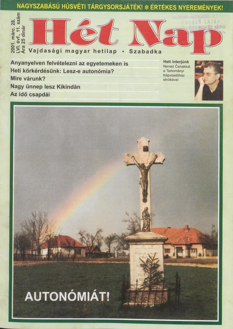 7 Nap, 56. évf. 2001. március 28. 11. sz. 1–68. oldal