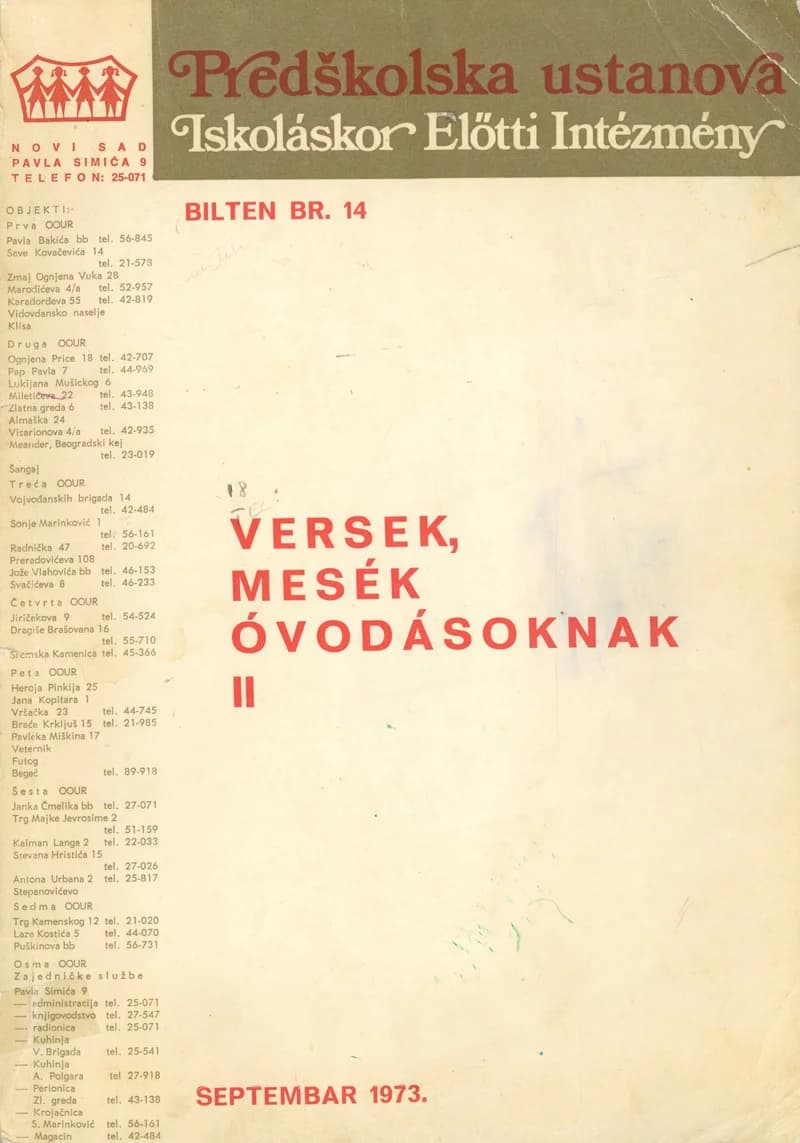 Versek, mesék óvodásoknak II.