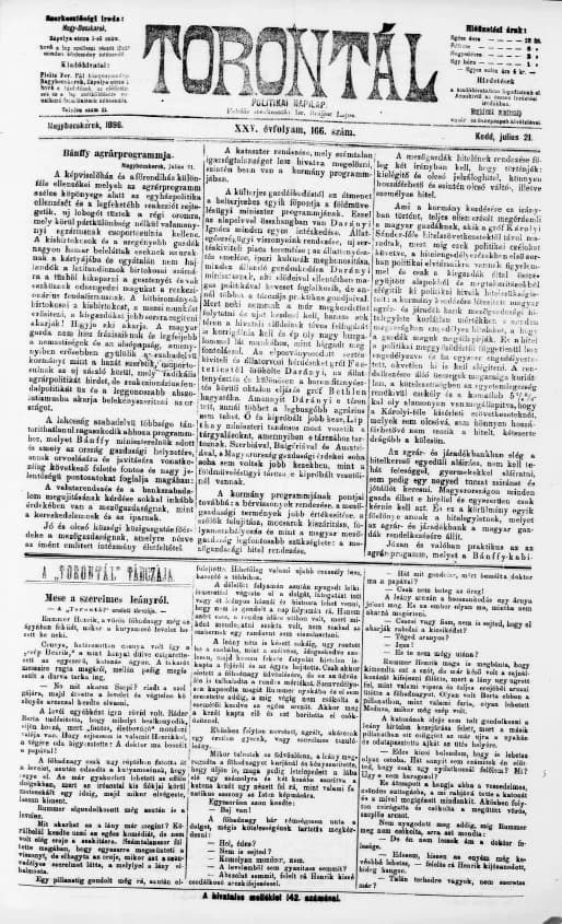 Torontál, 25. évf. 1896. július 21. 166. sz.