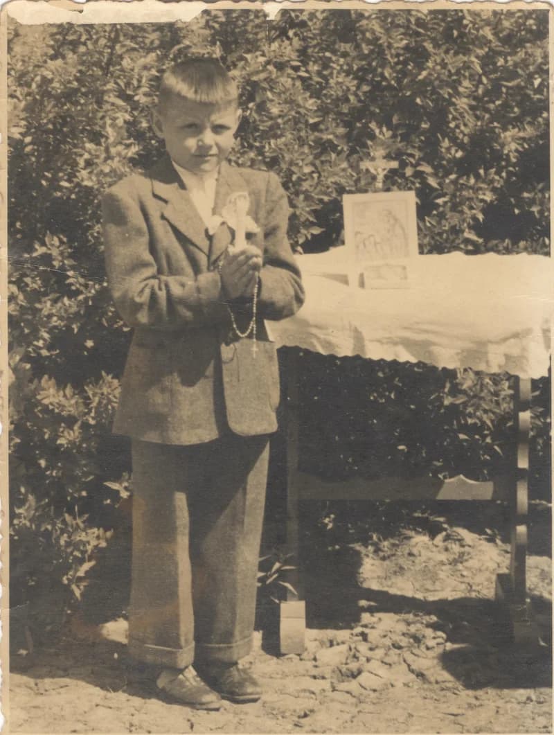 Csernai Károly elsőáldozási fényképe 