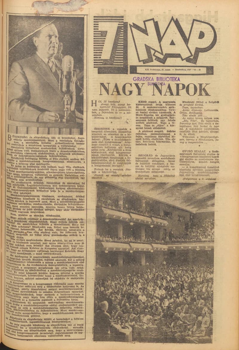 7 Nap, 12. évf. 1957. június 30. 27. sz.