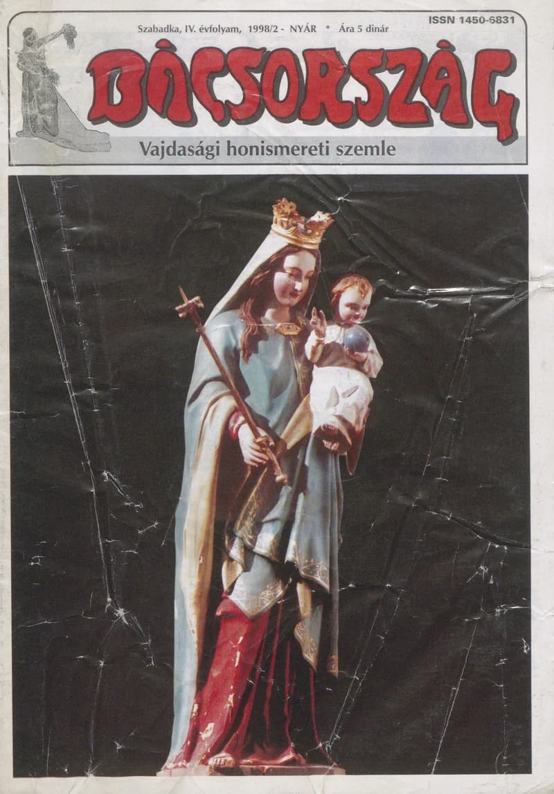 Bácsország, 4. évf. 1998. 2. sz.