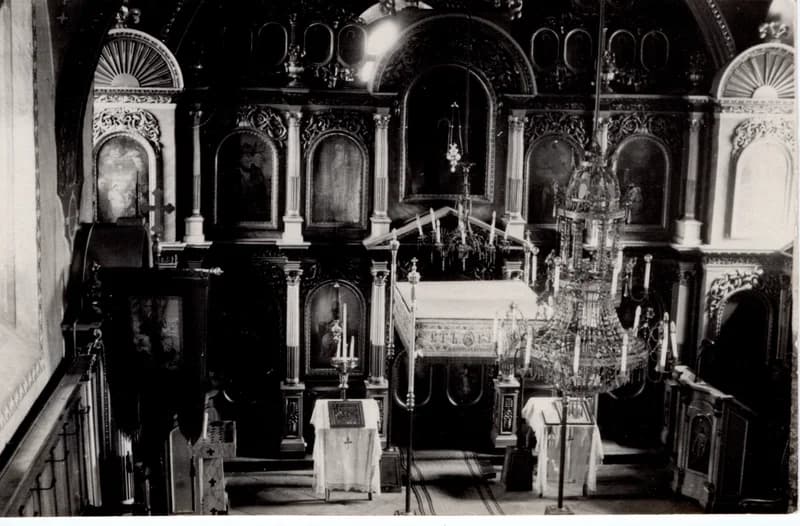 Pravoszláv templom - beltér