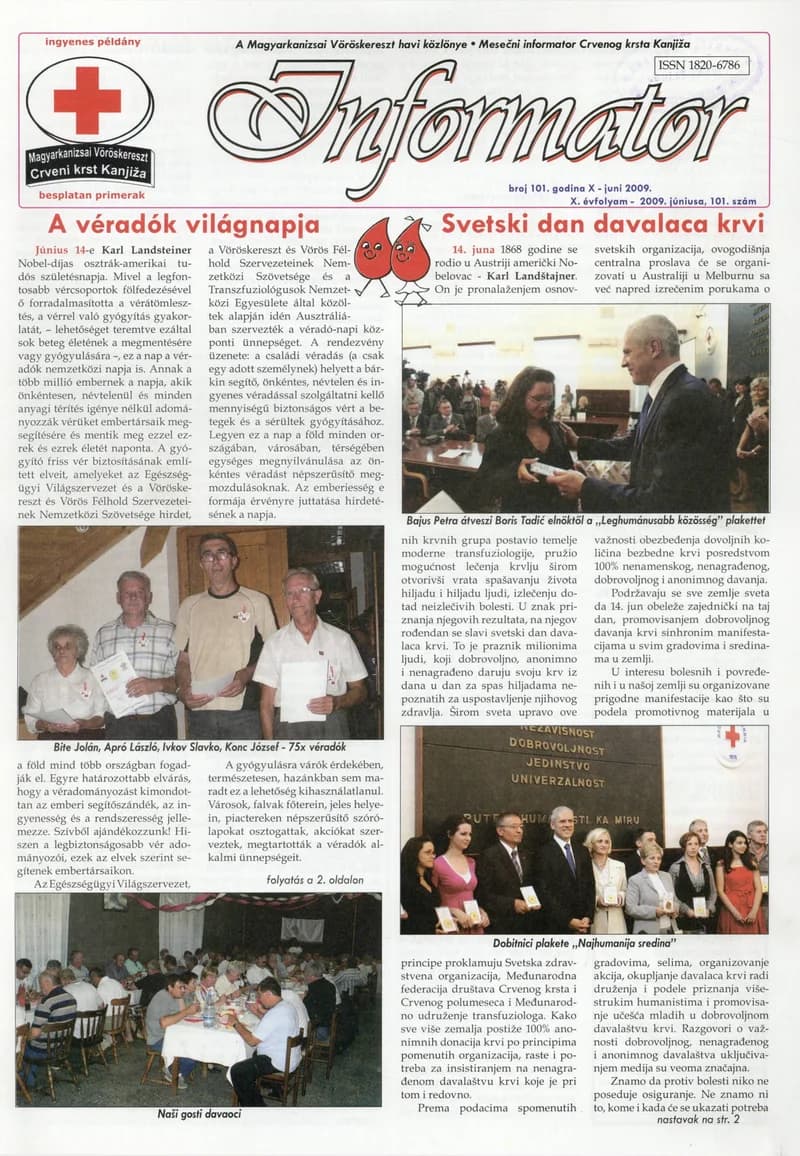 Informator, 10. évf. 2009. június 1. 101. sz.