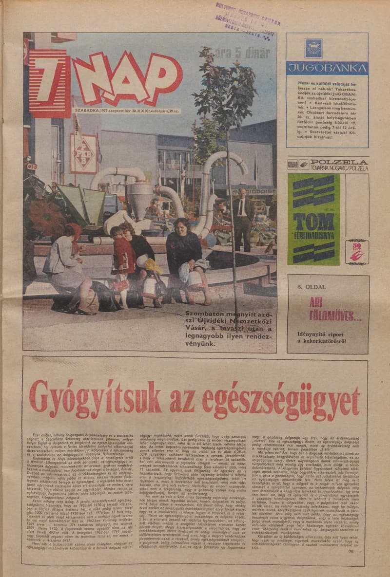 7 Nap, 32. évf. 1977. szeptember 30. 39. sz. 1–24. oldal