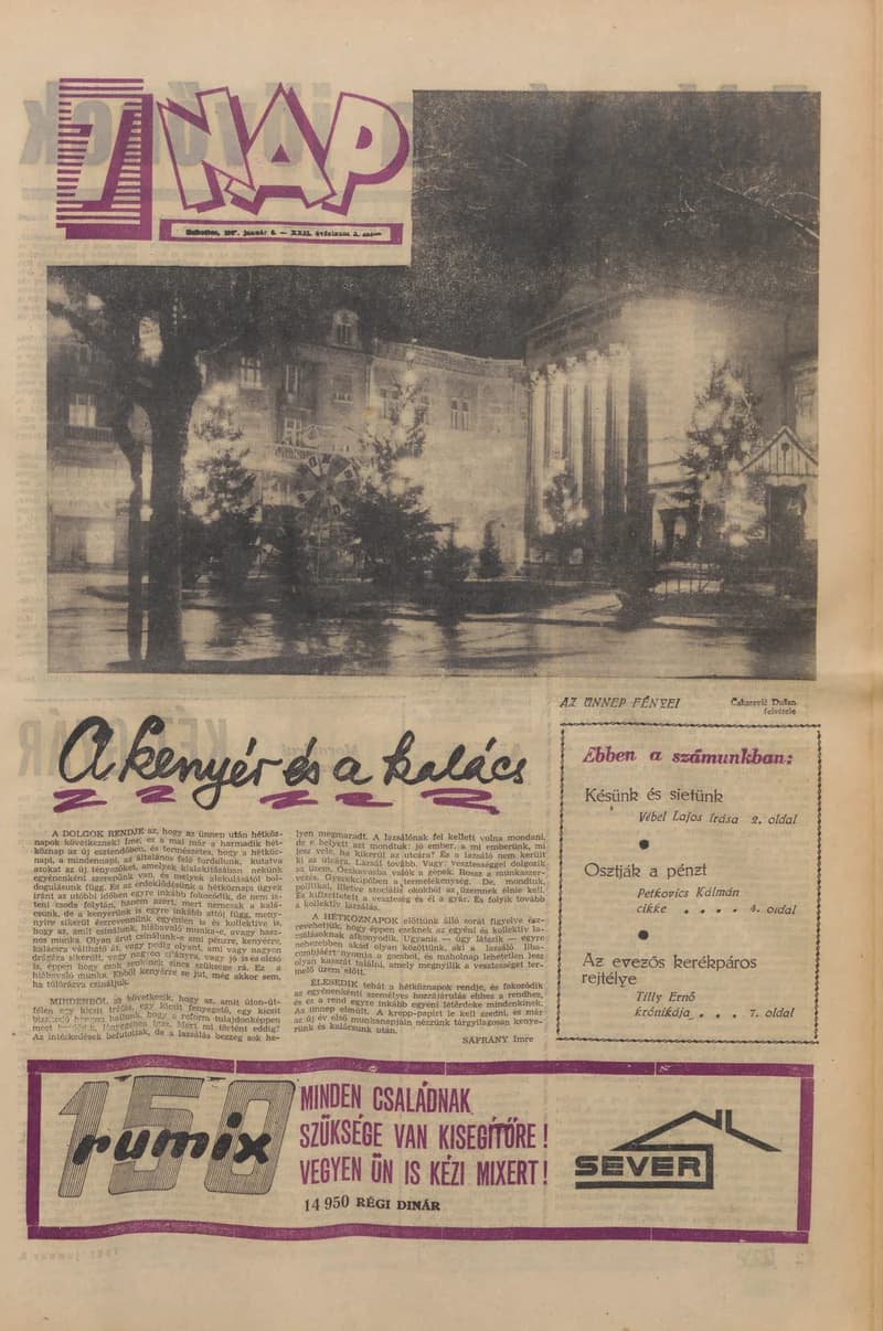 7 Nap, 22. évf. 1967. január 6. 2. sz. 1–20. oldal