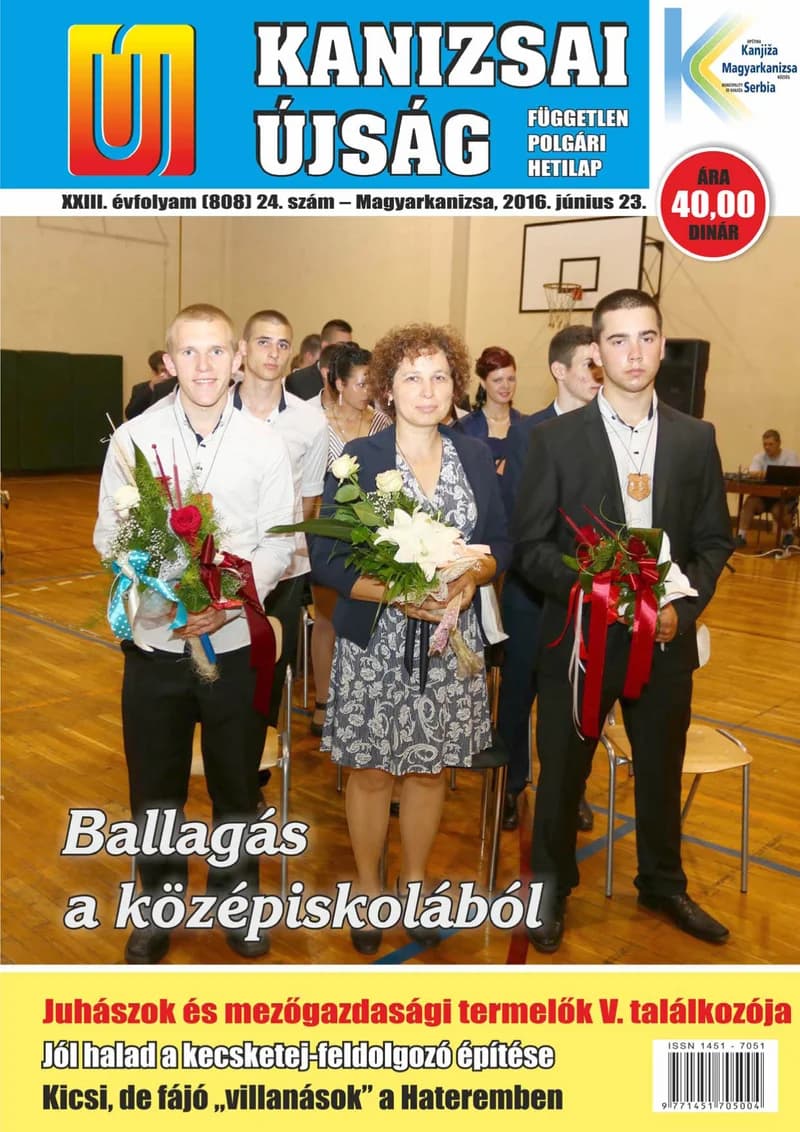Új Kanizsai Újság, 23. évf. 2016. június 23. 24. sz.