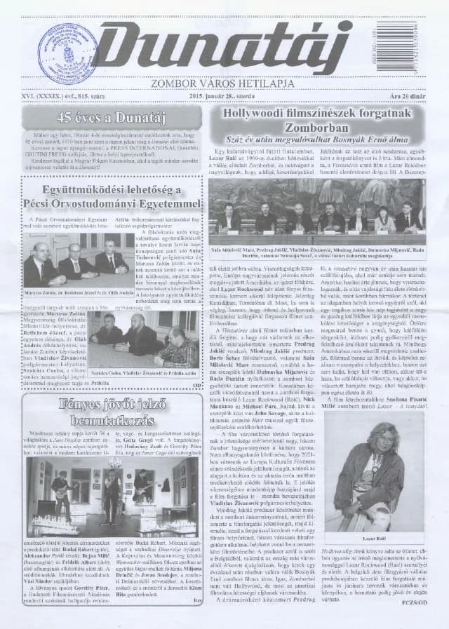 Dunatáj, 17. évf. 2015. január 28. 815. sz.