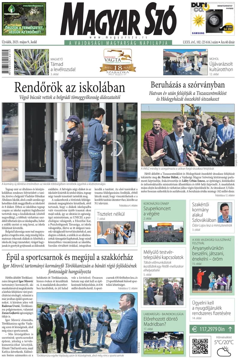 Magyar Szó, 80. évf. 2023. május 9. 102. sz.