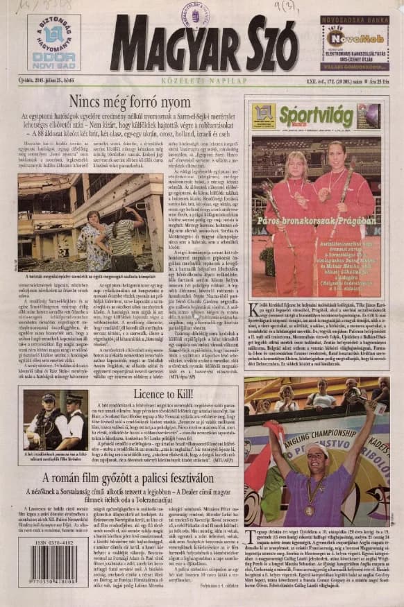 Magyar Szó, 62. évf. 2005. július 25. 172. sz. 1–12. oldal