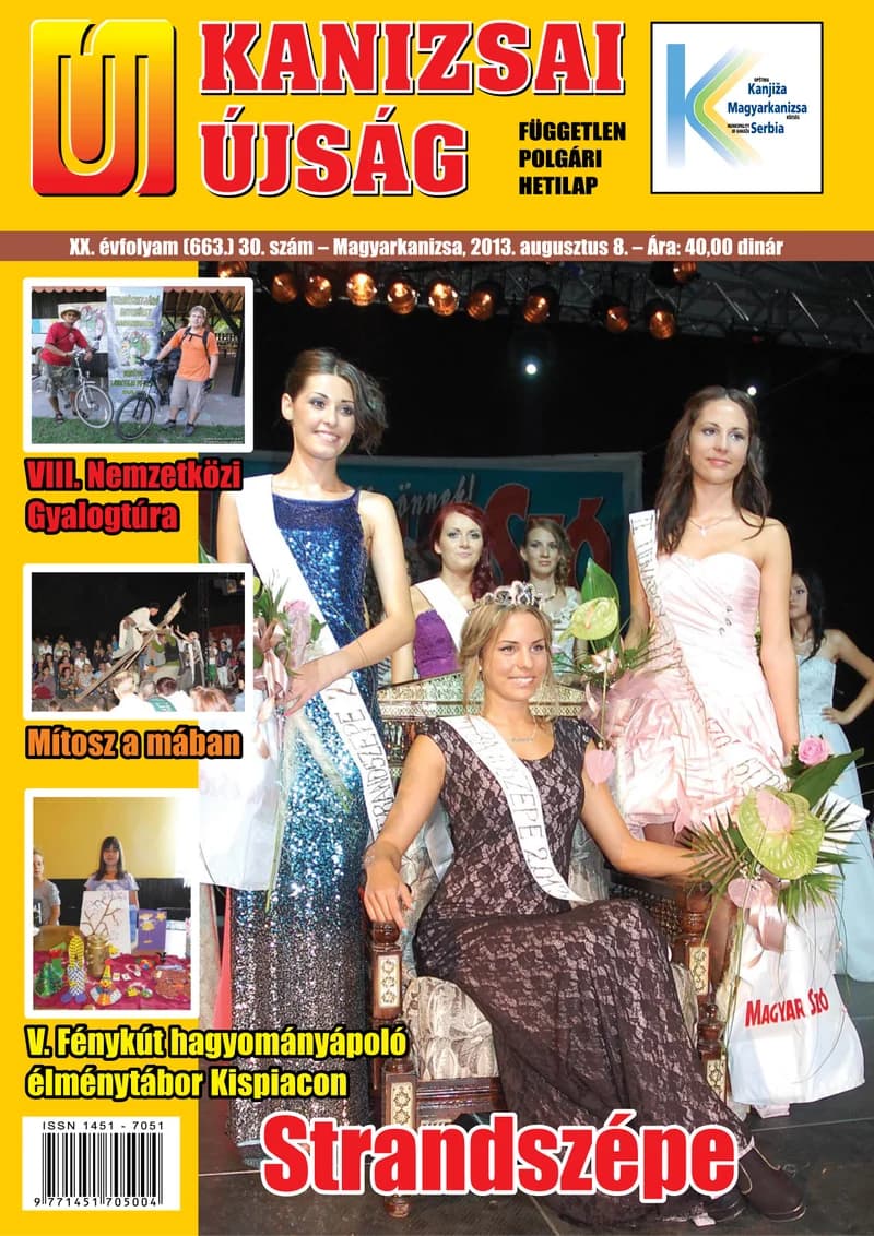 Új Kanizsai Újság, 20. évf. 2013. augusztus 8. 30. sz.