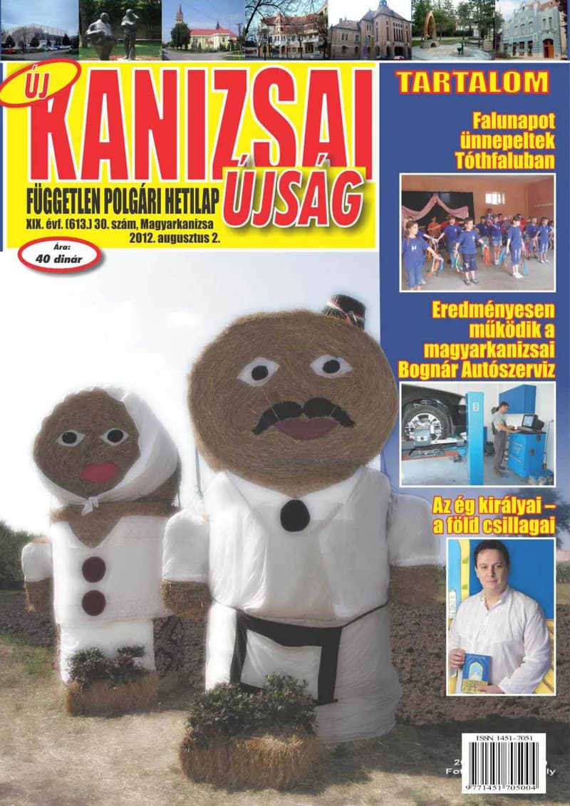 Új Kanizsai Újság, 19. évf. 2012. augusztus 2. 30. sz.