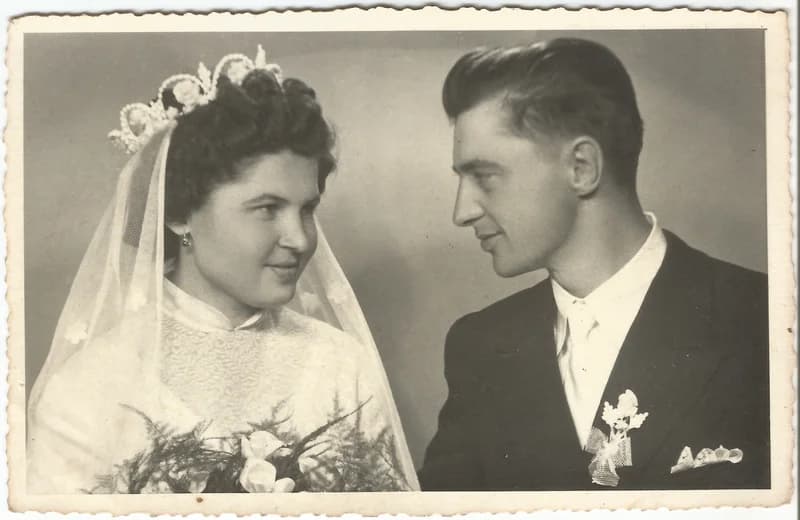 Földi Ilona és Rudolf esküvője