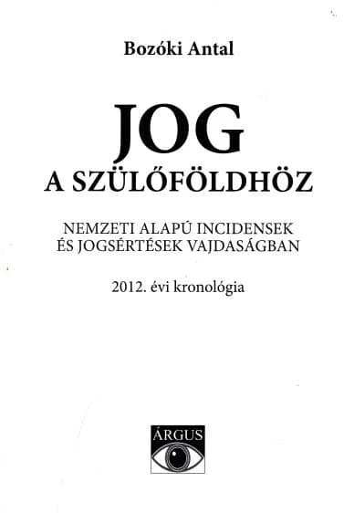 Jog a szülőföldhöz