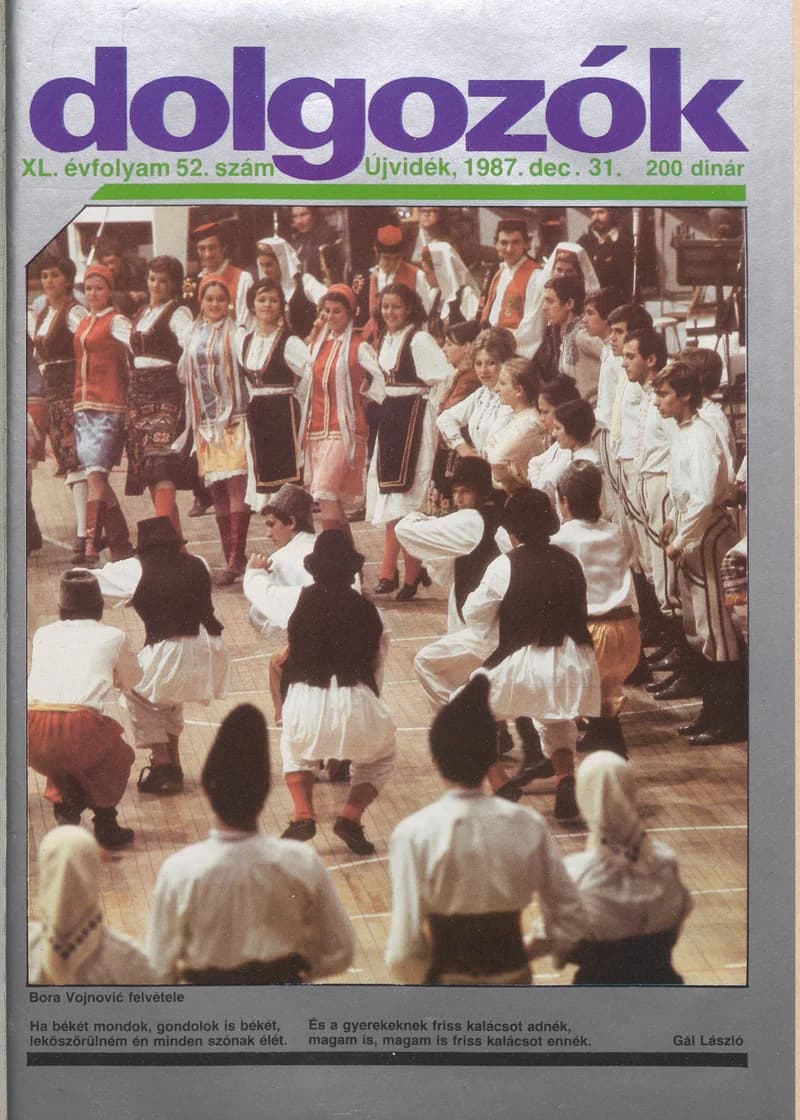 Dolgozók, 41. évf. 1987. december 31. 52. sz.