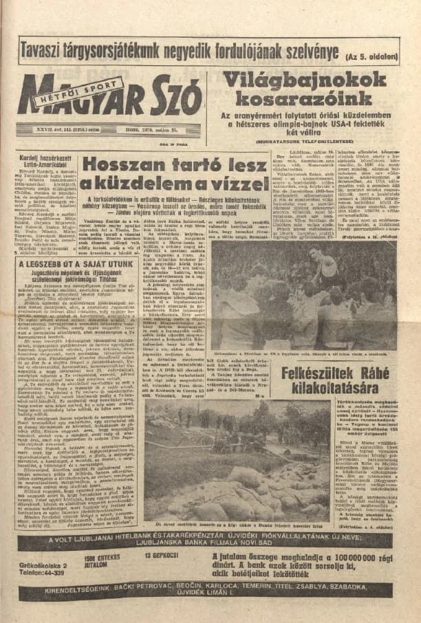 Magyar Szó, 27. évf. 1970. május 25. 141. sz. 1–16. oldal