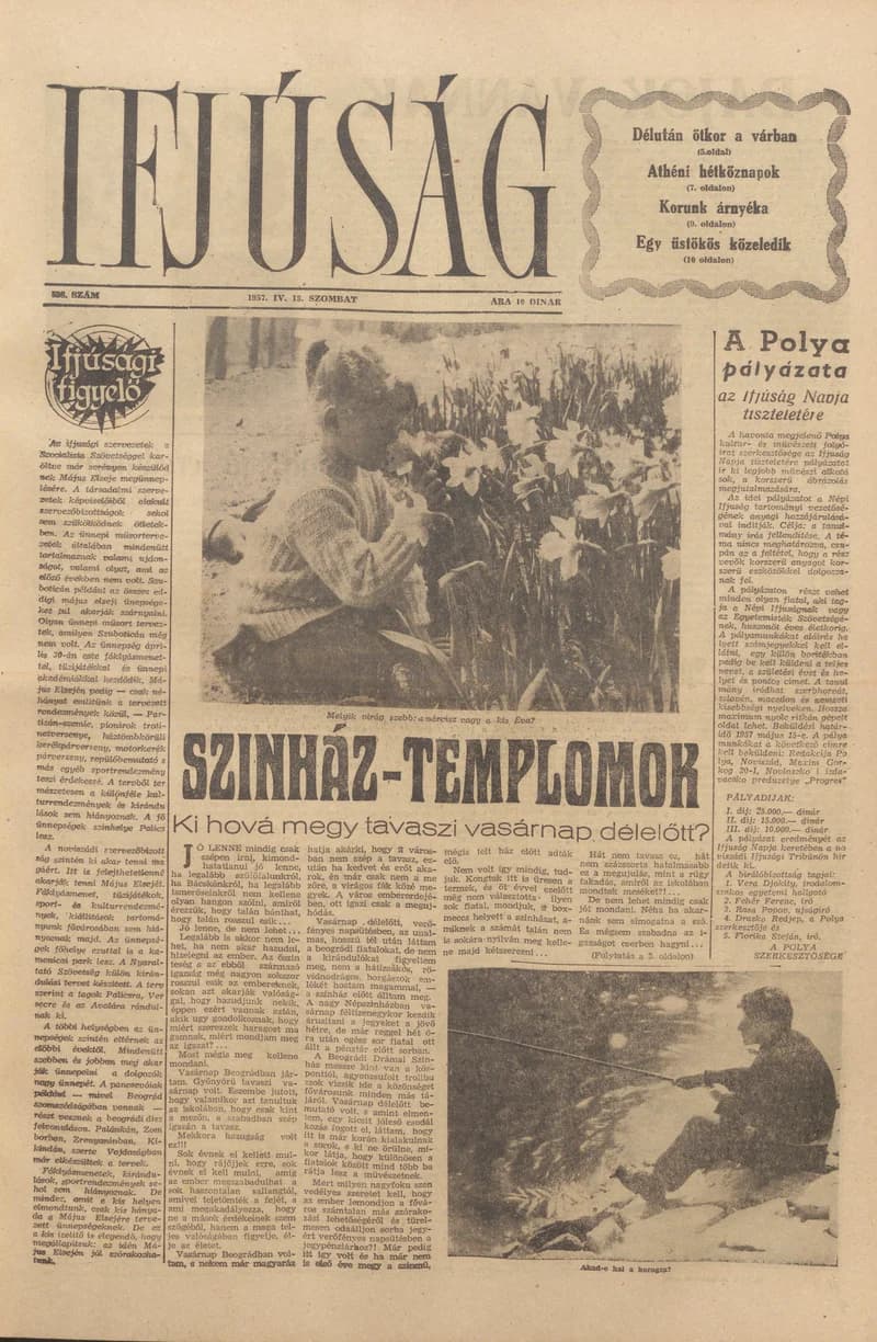 Ifjúság, 13. évf. 1957. április 13. 598. sz.