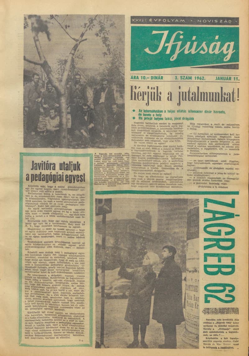 Ifjúság, 18. évf. 1962. január 11. 3. sz.