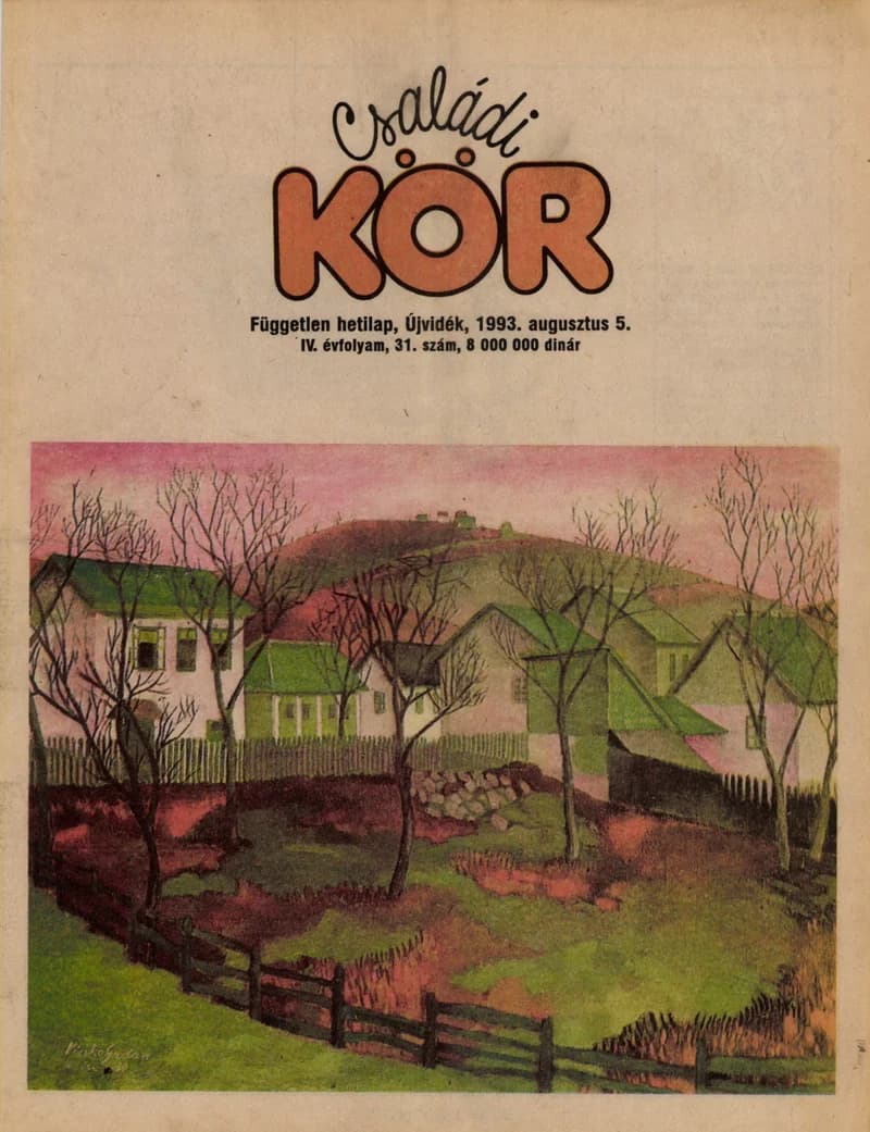 Családi Kör, 4. évf. 1993. augusztus 5. 31. sz.