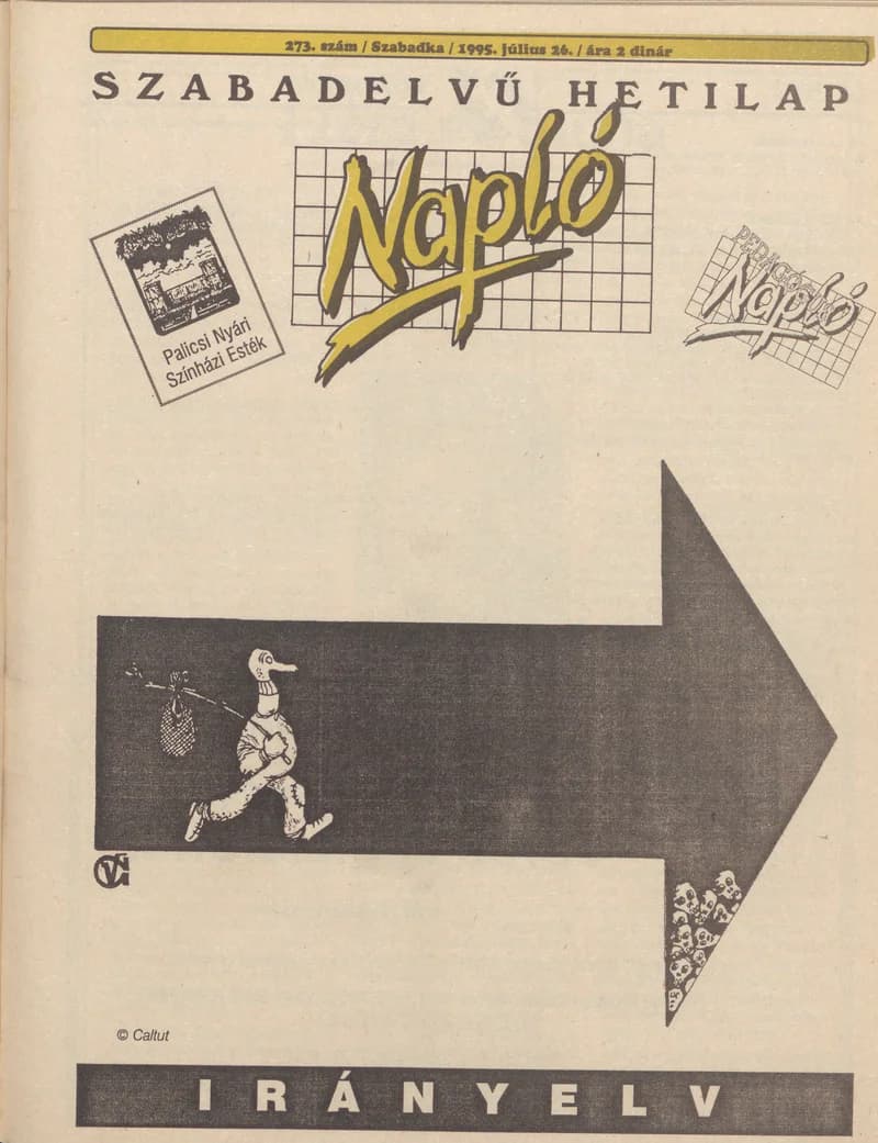 Napló - Szabadelvű hetilap, 6. évf. 1995. július 26. 273. sz.