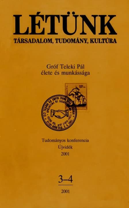 Létünk, 31. évf. 2001. 3–4. sz. 1–118. oldal