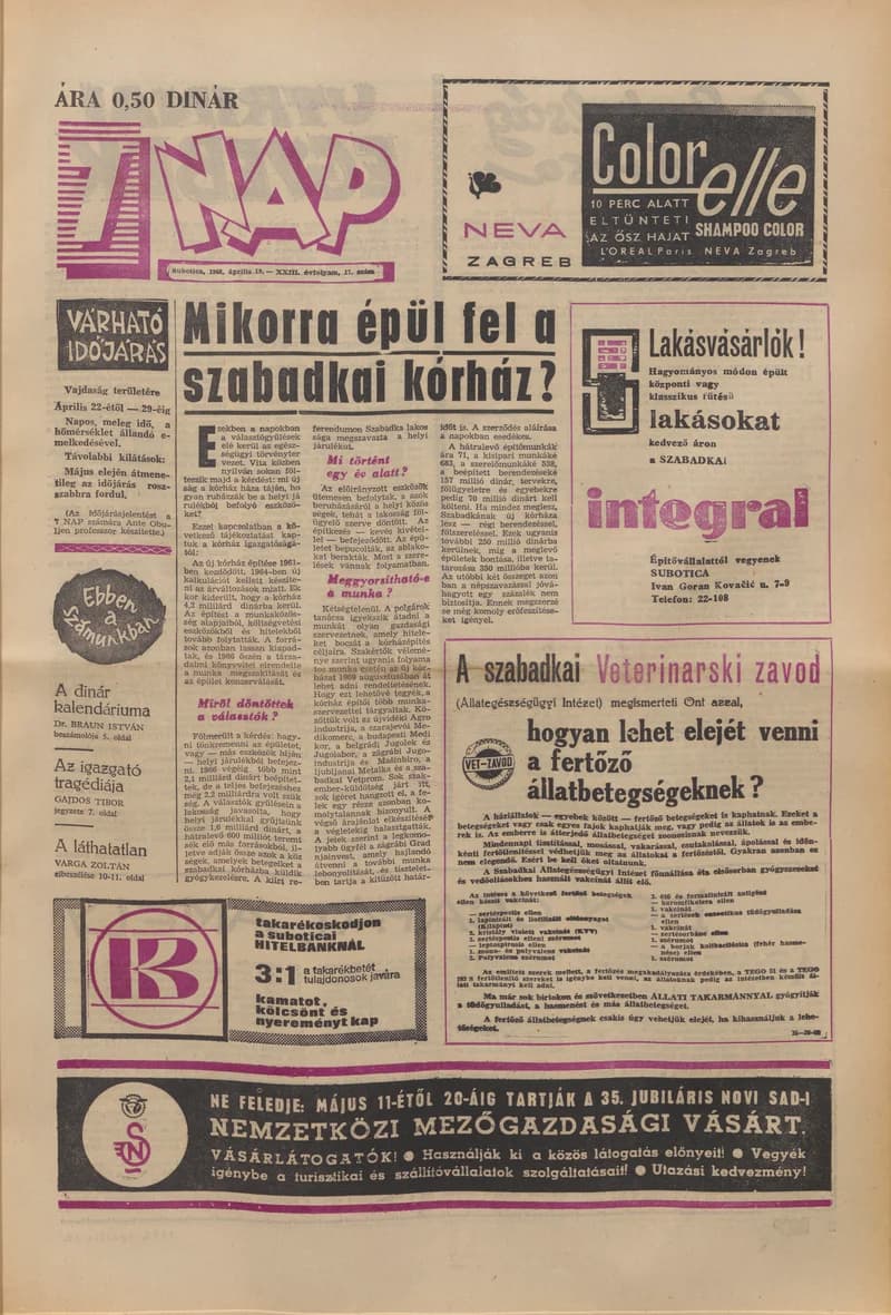 7 Nap, 23. évf. 1968. április 19. 17. sz. 1–16. oldal