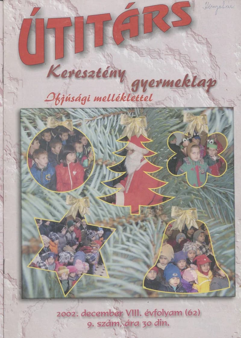 Útitárs, 7. évf. 2002. december. 9. sz.