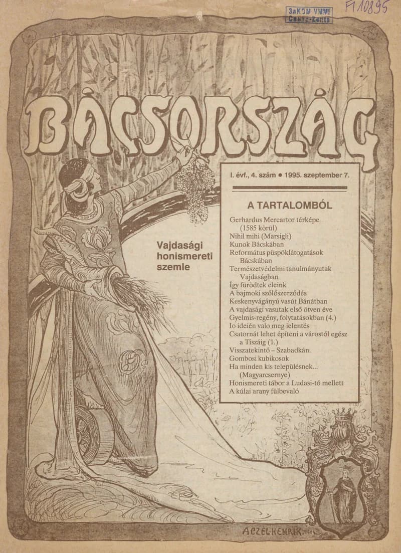 Bácsország, 1. évf. 1995. szeptember 7. 4. sz.