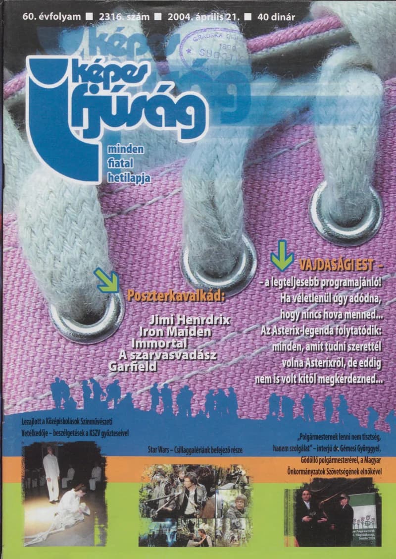 Képes Ifjúság, 60. évf. 2004. április 21. 2316. sz.