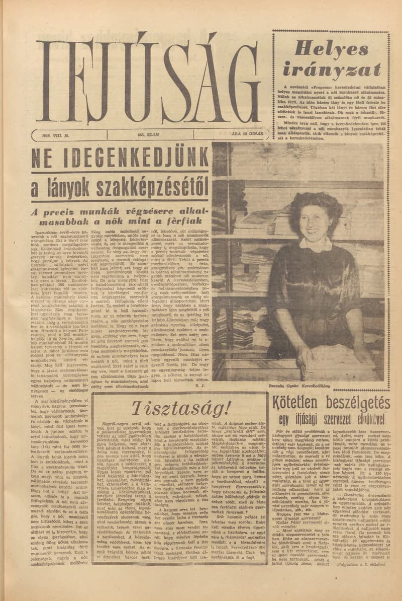 Ifjúság, 12. évf. 1956. augusztus 18. 565. sz.