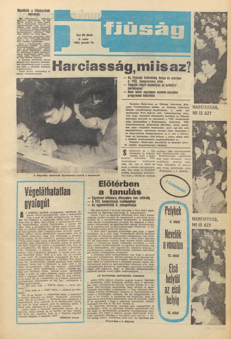 Ifjúság, 21. évf. 1965. január 14. 2. sz.