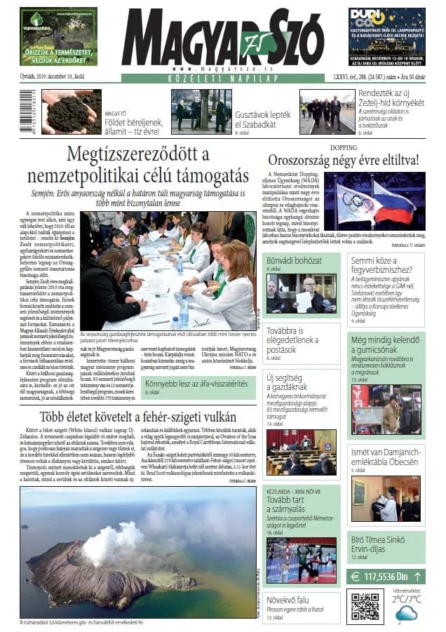 Magyar Szó, 76. évf. 2019. december 10. 288. sz. 1–20. oldal
