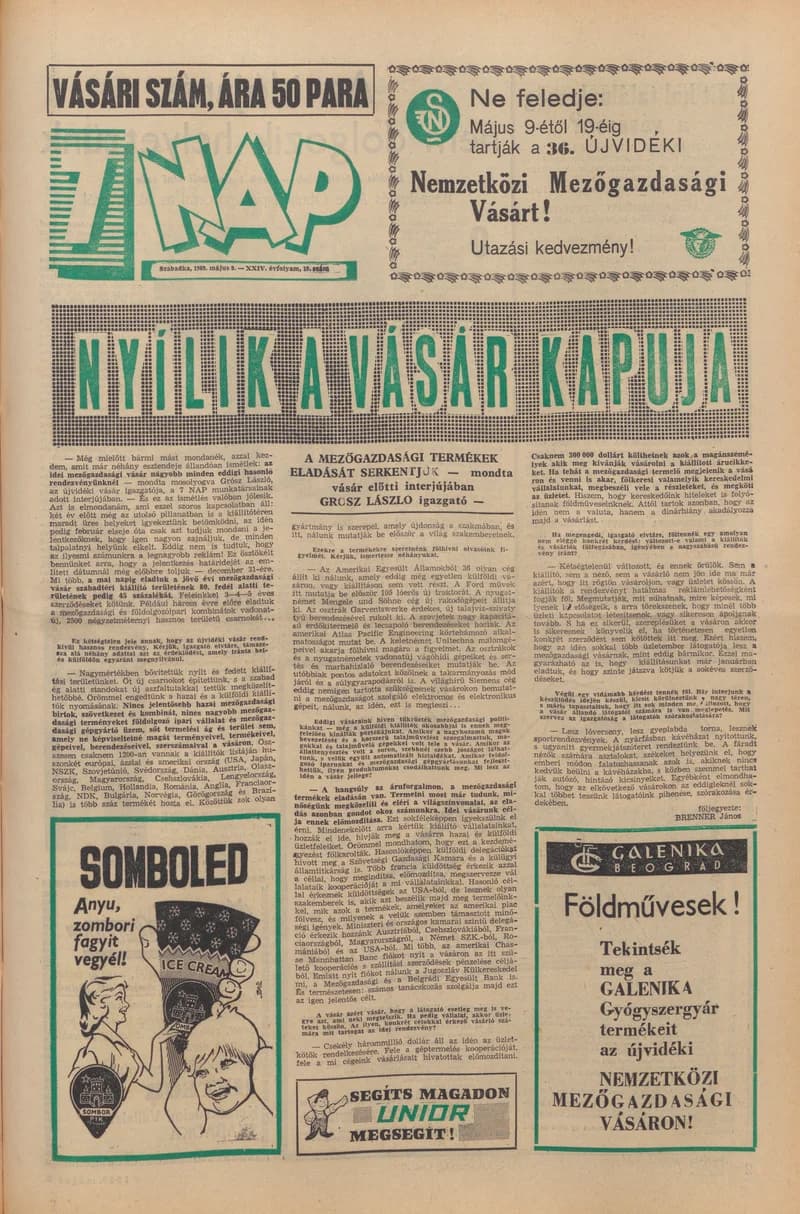 7 Nap, 24. évf. 1969. május 9. 19. sz. 1–32. oldal
