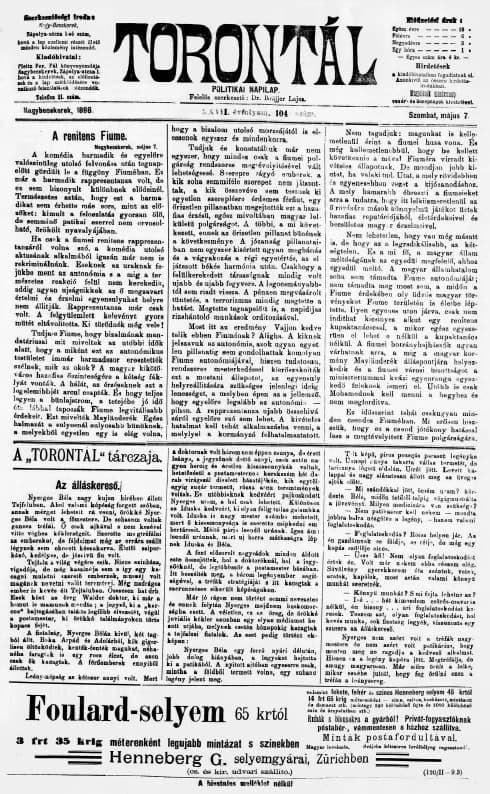Torontál, 27. évf. 1898. május 7. 104. sz.
